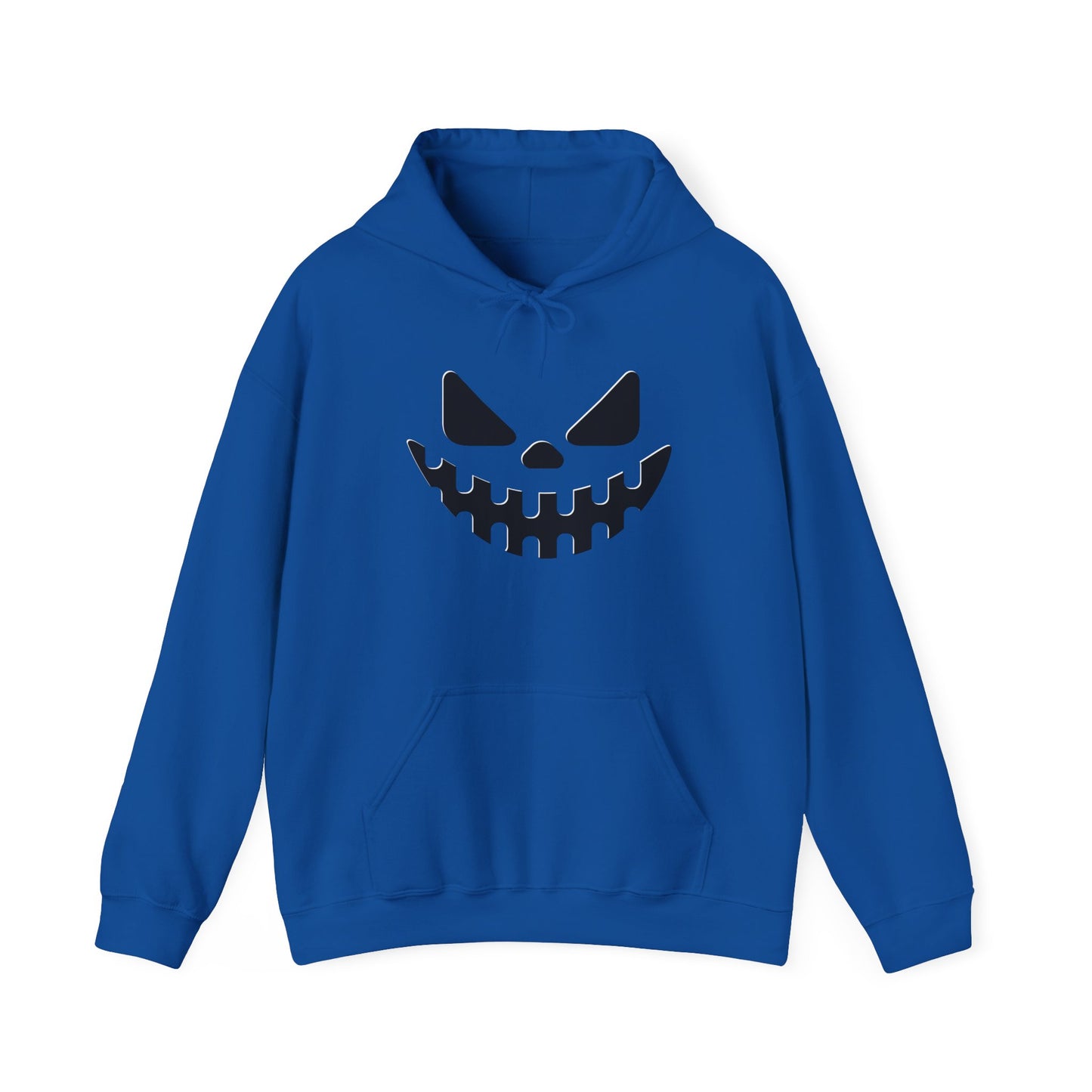 Halloween Smiling Skull Hoodie, Unisex Sweatshirt, Spooky Apparel, Fall Fashion, Cozy Gift for Him/Her