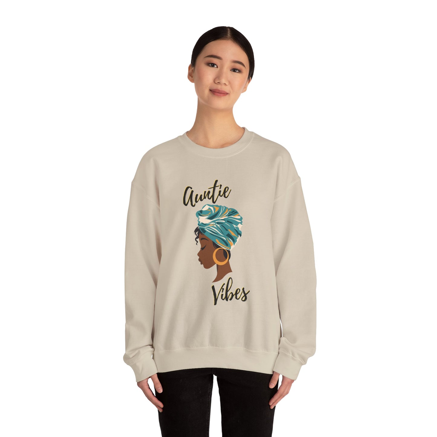 Auntie Vibes Crewneck Sweatshirt