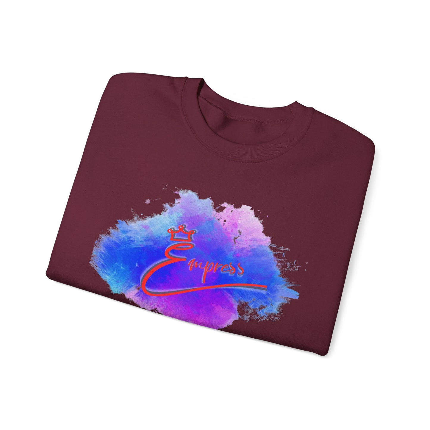 Empower Watercolor Crewneck Sweatshirt — Inspirational 'Empower' Design