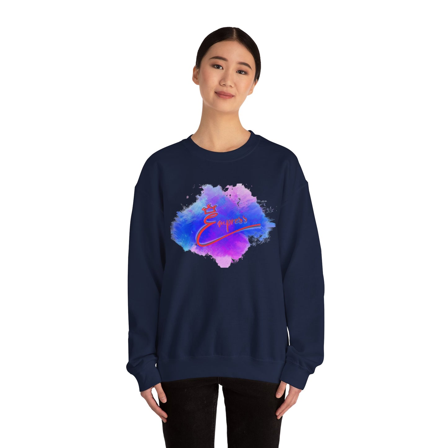 Empower Watercolor Crewneck Sweatshirt — Inspirational 'Empower' Design
