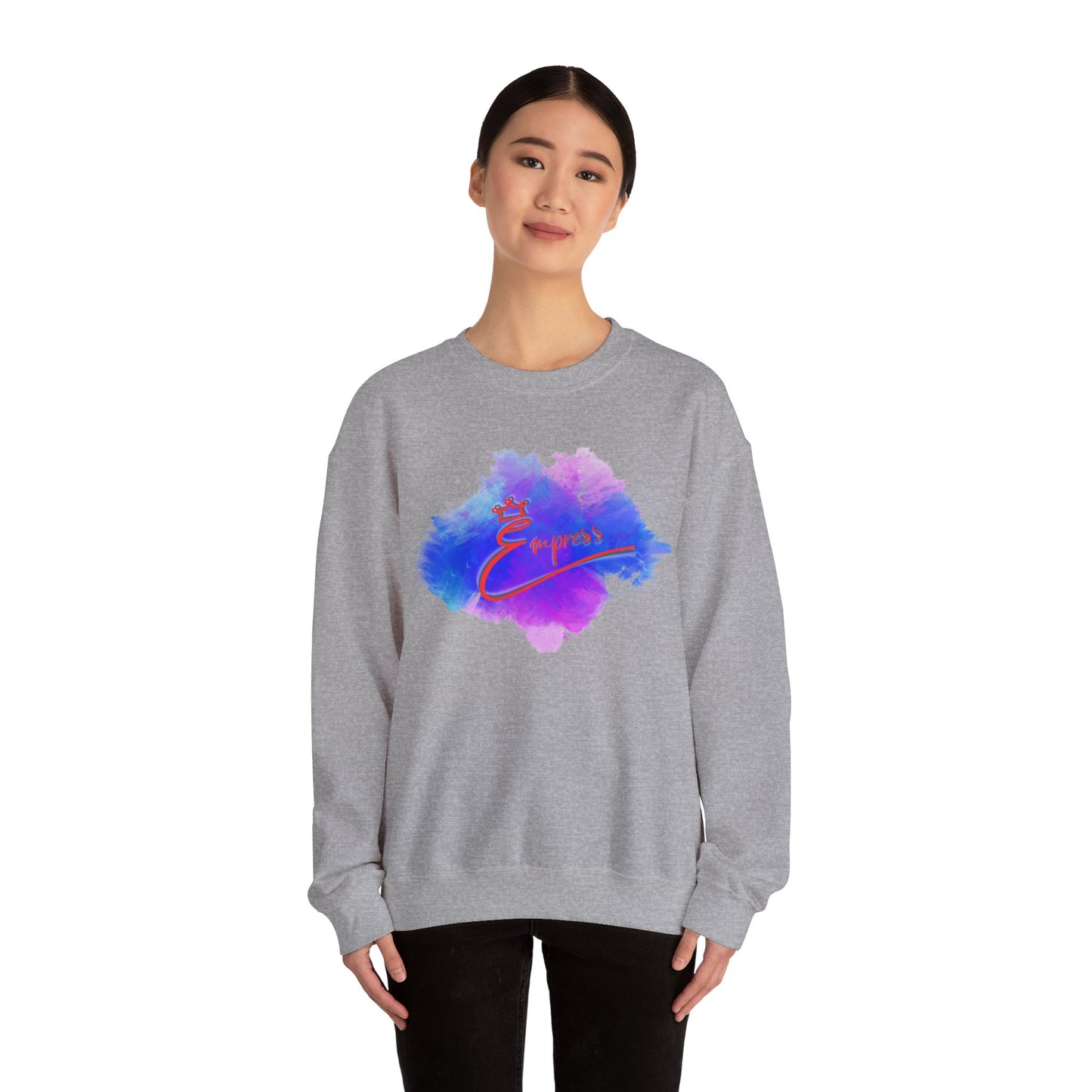 Empower Watercolor Crewneck Sweatshirt — Inspirational 'Empower' Design