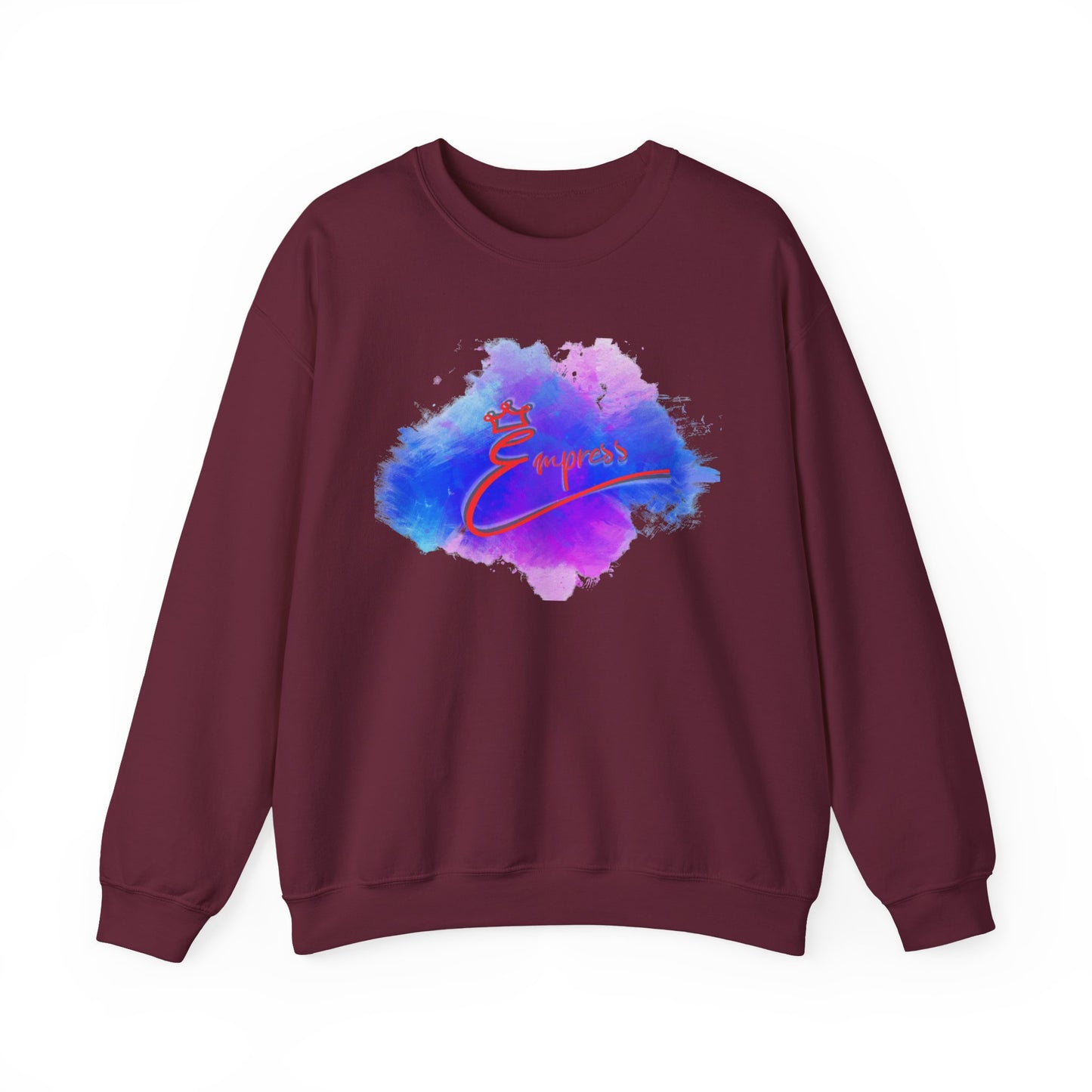Empower Watercolor Crewneck Sweatshirt — Inspirational 'Empower' Design