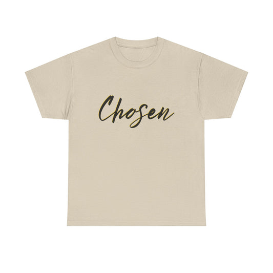 Chosen Unisex Heavy Cotton Tee - Inspirational Fashion for Everyday Wear