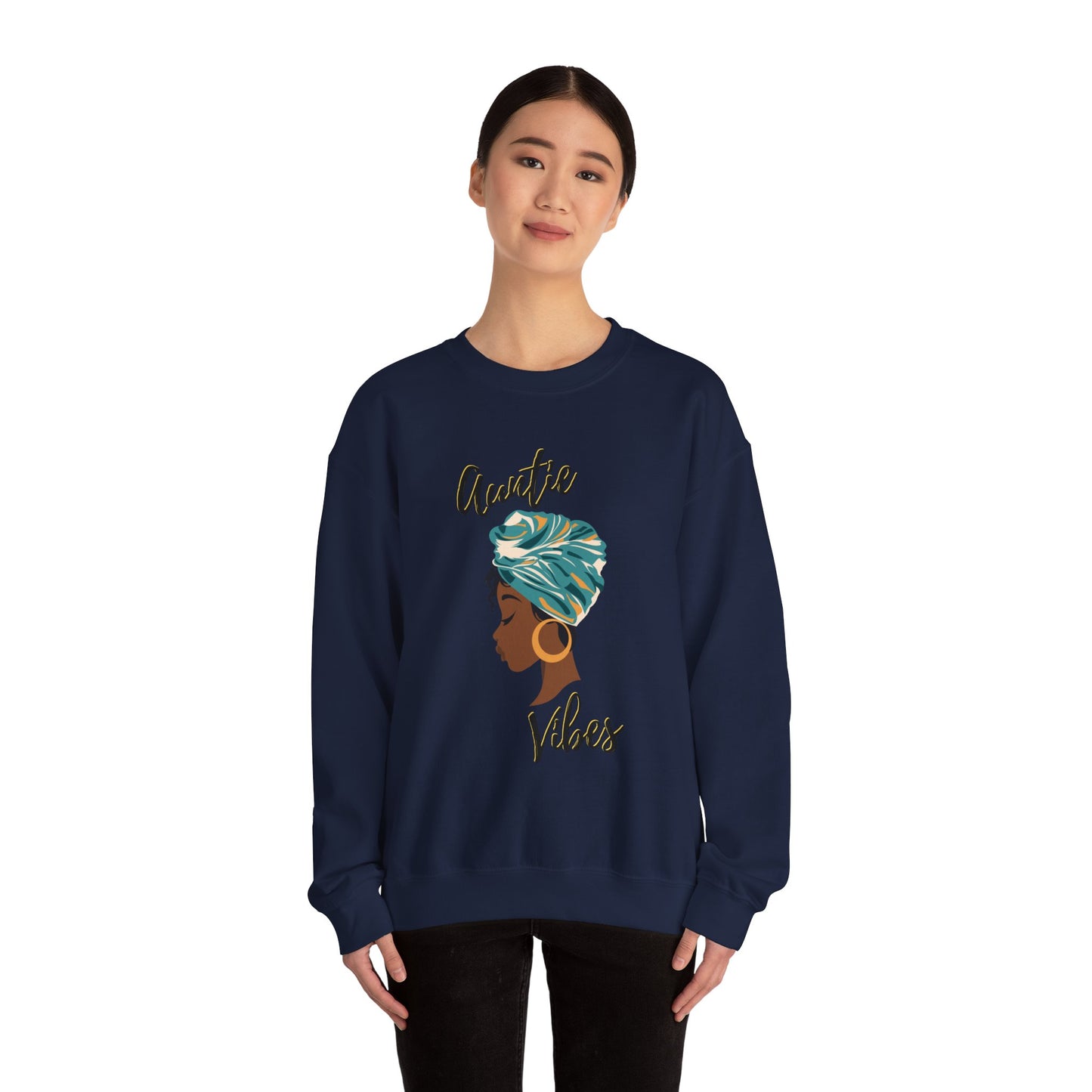 Auntie Vibes Crewneck Sweatshirt