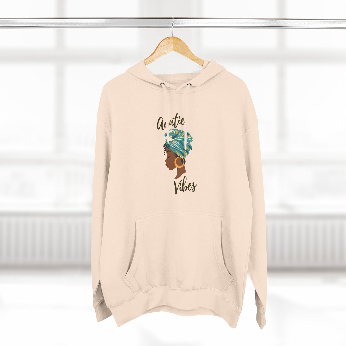 Auntie Vibes Fleece Hoodie