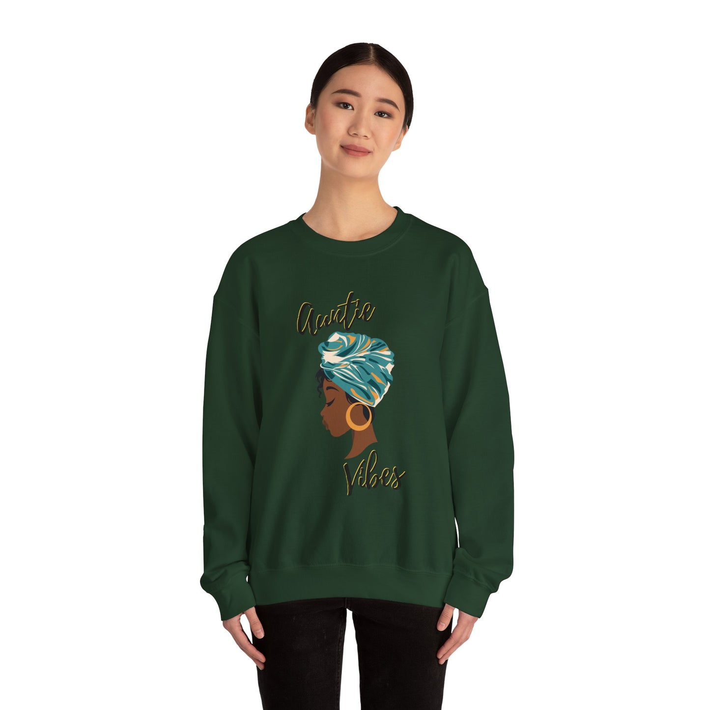 Auntie Vibes Crewneck Sweatshirt