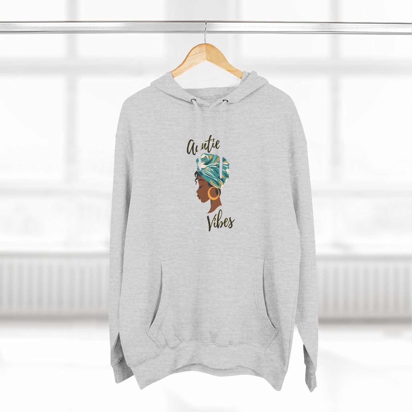 Auntie Vibes Fleece Hoodie