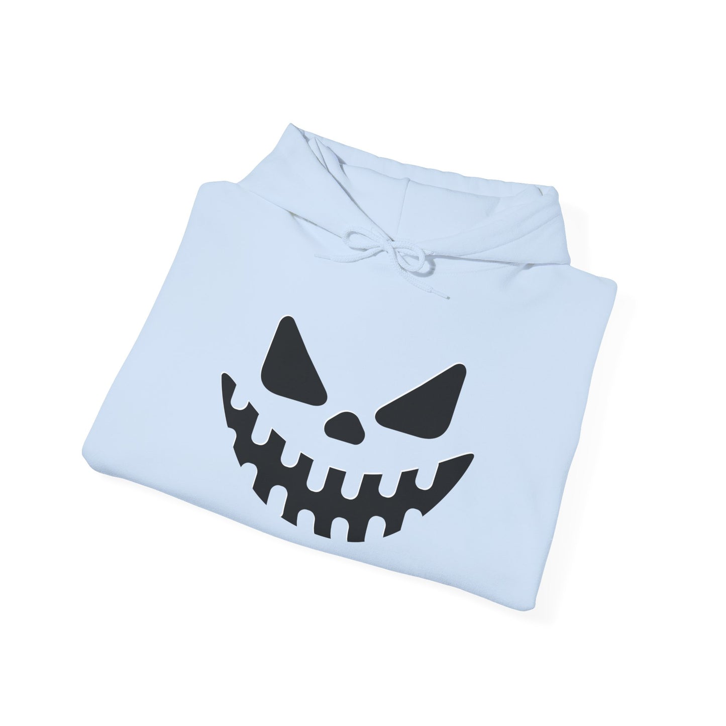 Halloween Smiling Skull Hoodie, Unisex Sweatshirt, Spooky Apparel, Fall Fashion, Cozy Gift for Him/Her