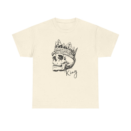 Skull King Graphic Tee - Unisex Heavy Cotton T-Shirt