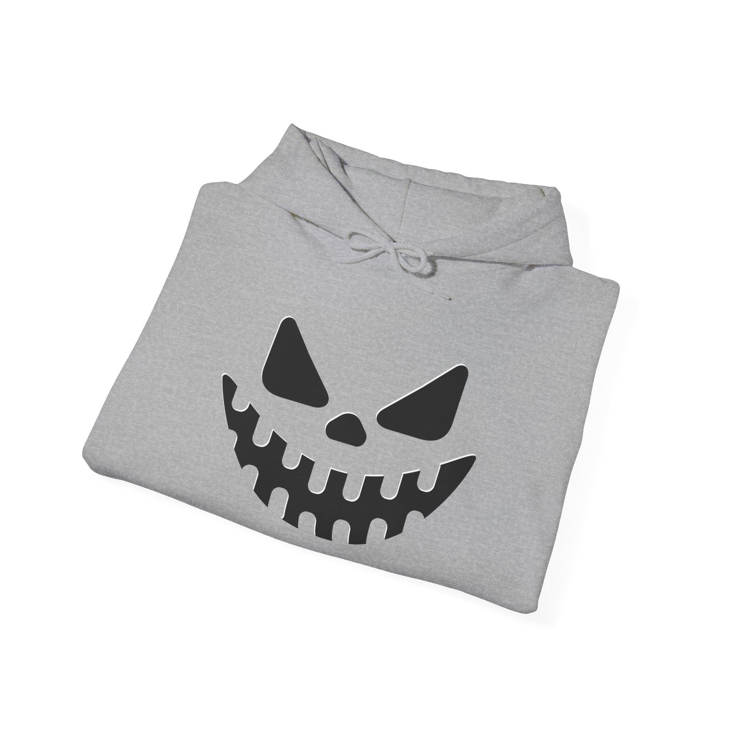 Halloween Smiling Skull Hoodie, Unisex Sweatshirt, Spooky Apparel, Fall Fashion, Cozy Gift for Him/Her