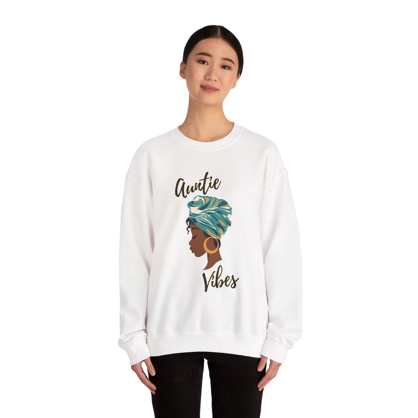 Auntie Vibes Crewneck Sweatshirt