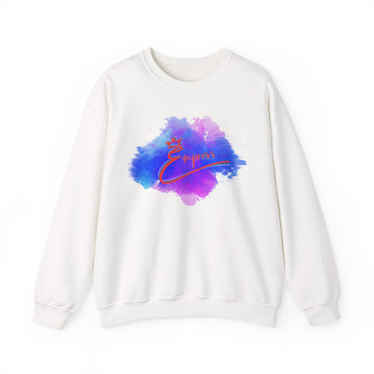 Empower Watercolor Crewneck Sweatshirt — Inspirational 'Empower' Design