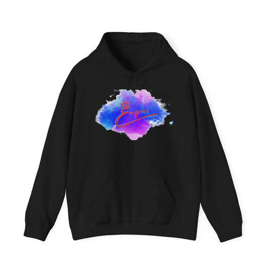 Express Yourself Hoodie - Unisex Heavy Blend™ Sweatshirt with Colorful Design