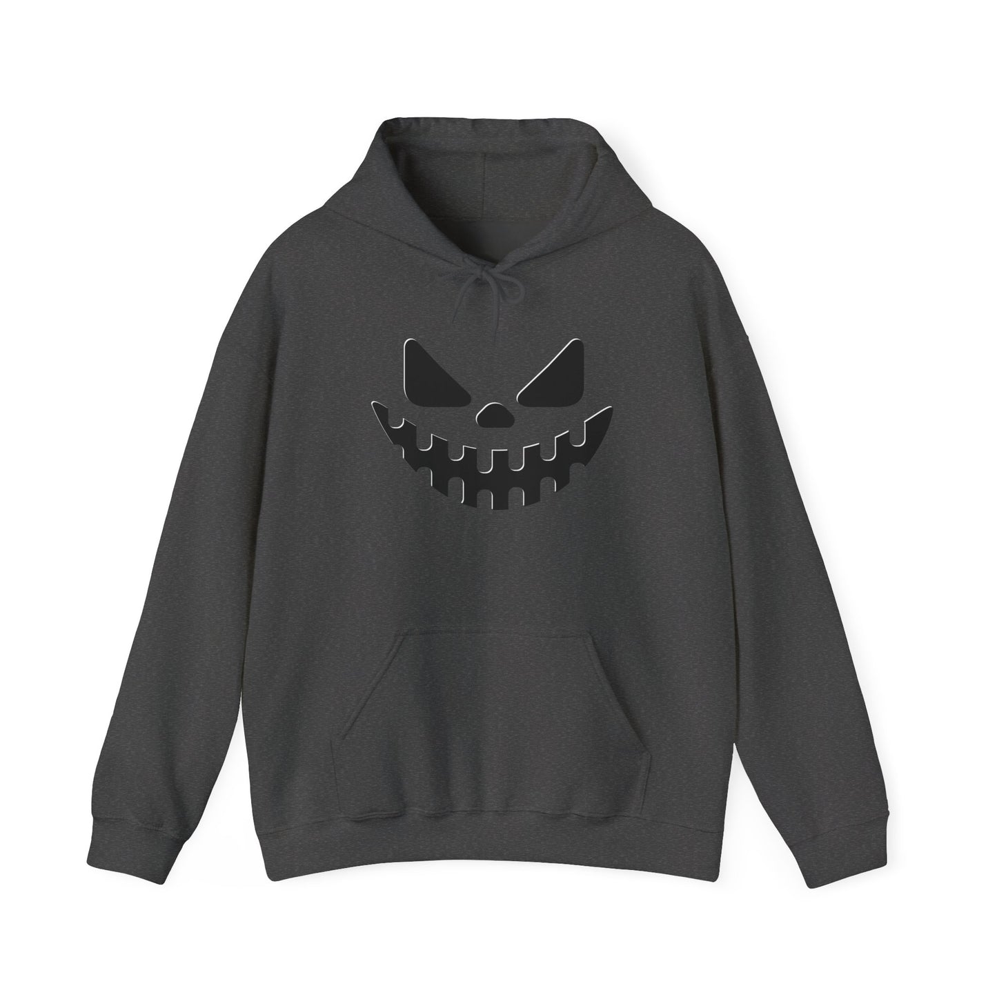 Halloween Smiling Skull Hoodie, Unisex Sweatshirt, Spooky Apparel, Fall Fashion, Cozy Gift for Him/Her